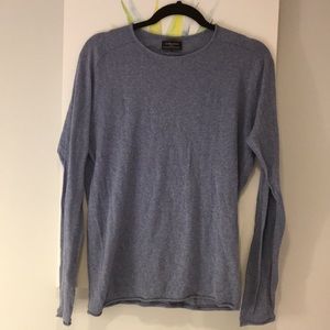 Zara Man Small Light Blue Sweater